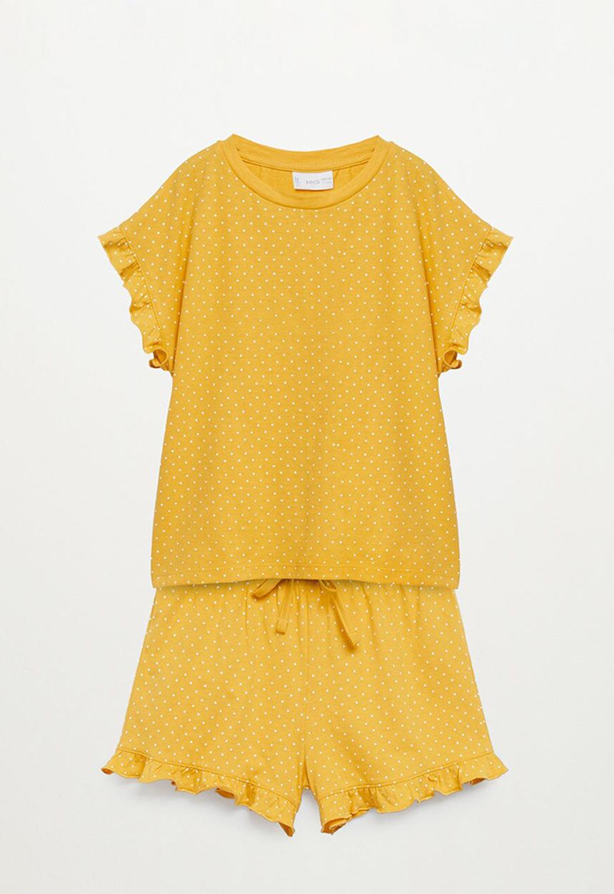 MANGO - Pijama dotti - yellow