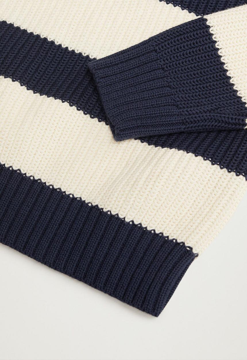 MANGO - Sweater brick - navy