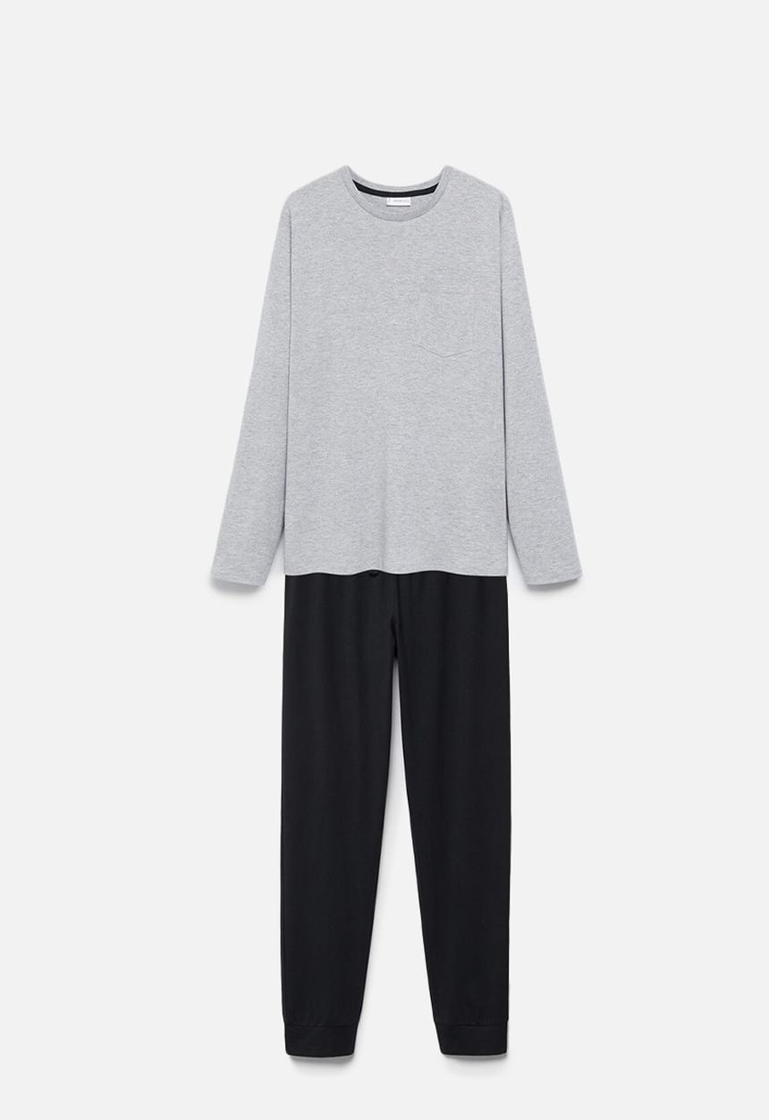 MANGO - Pyjama pack borja - medium gray