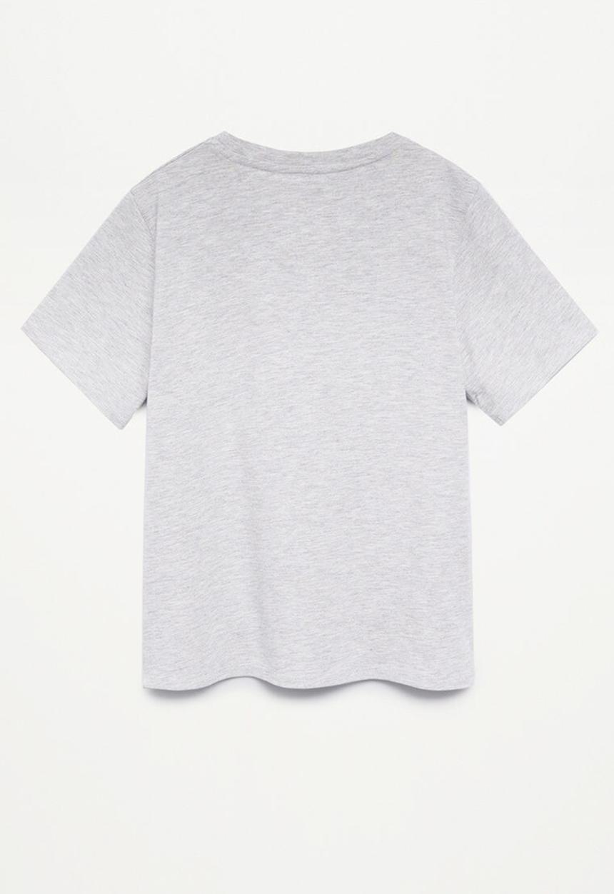 MANGO - T-shirt social - grey