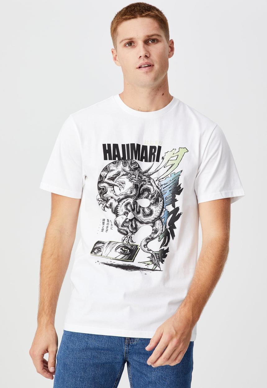 Cotton On - Tbar art t-shirt - white