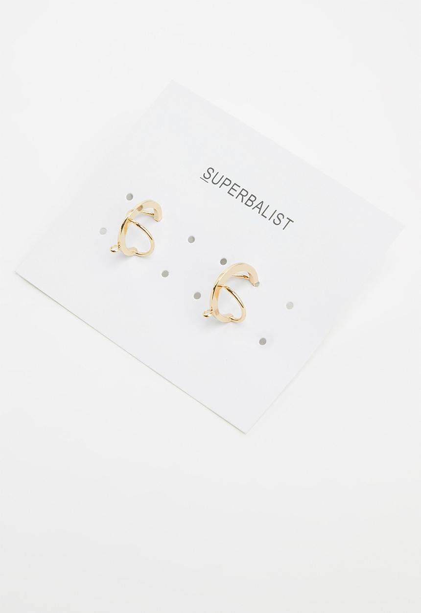 Superbalist - Lexi hoop earrings - gold