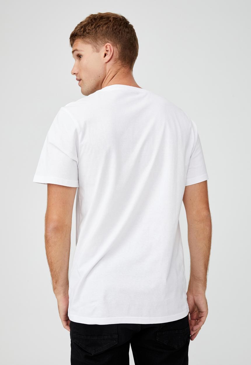 Cotton On - Tbar moto t-shirt - white