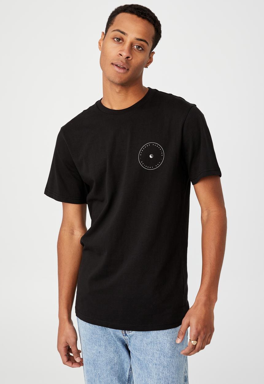 Cotton On - Tbar street t-shirt - black