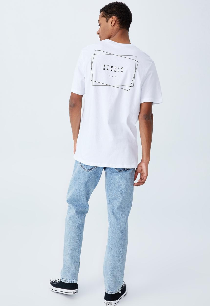Cotton On - Tbar street t-shirt - white