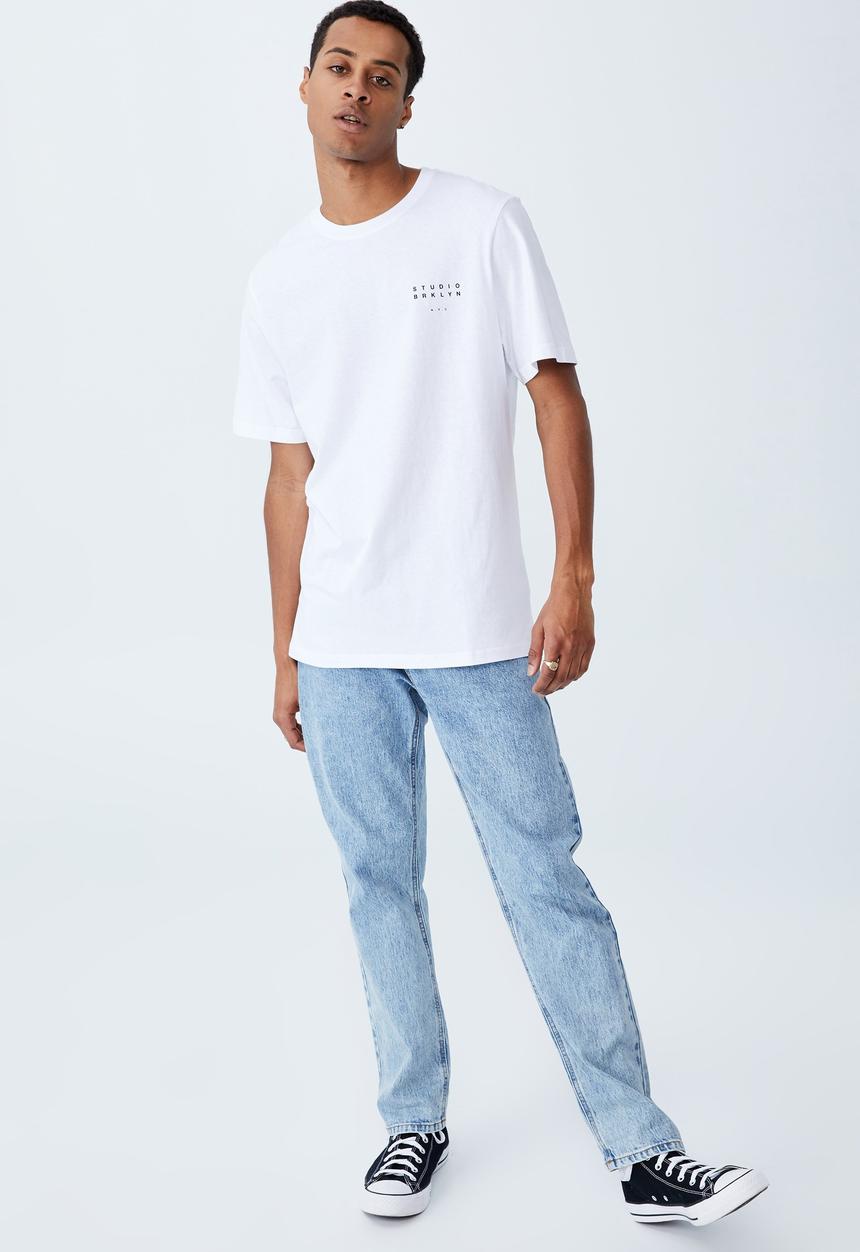 Cotton On - Tbar street t-shirt - white