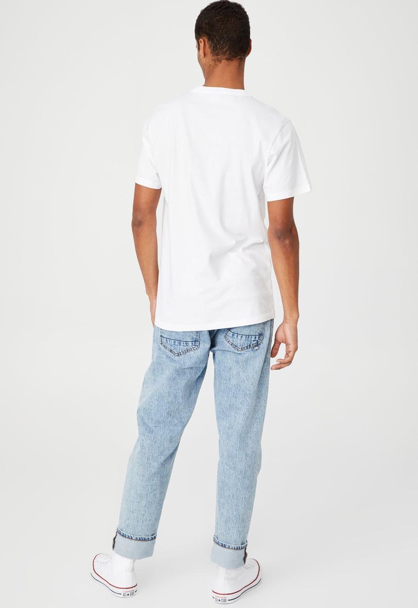 Cotton On - Tbar text t-shirt - white