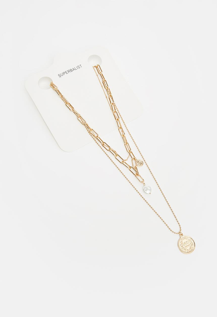 Superbalist - Gracie layered necklace - gold