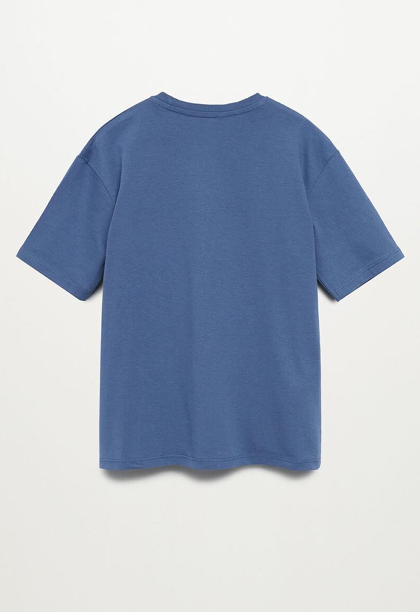 MANGO - T-shirt place - blue