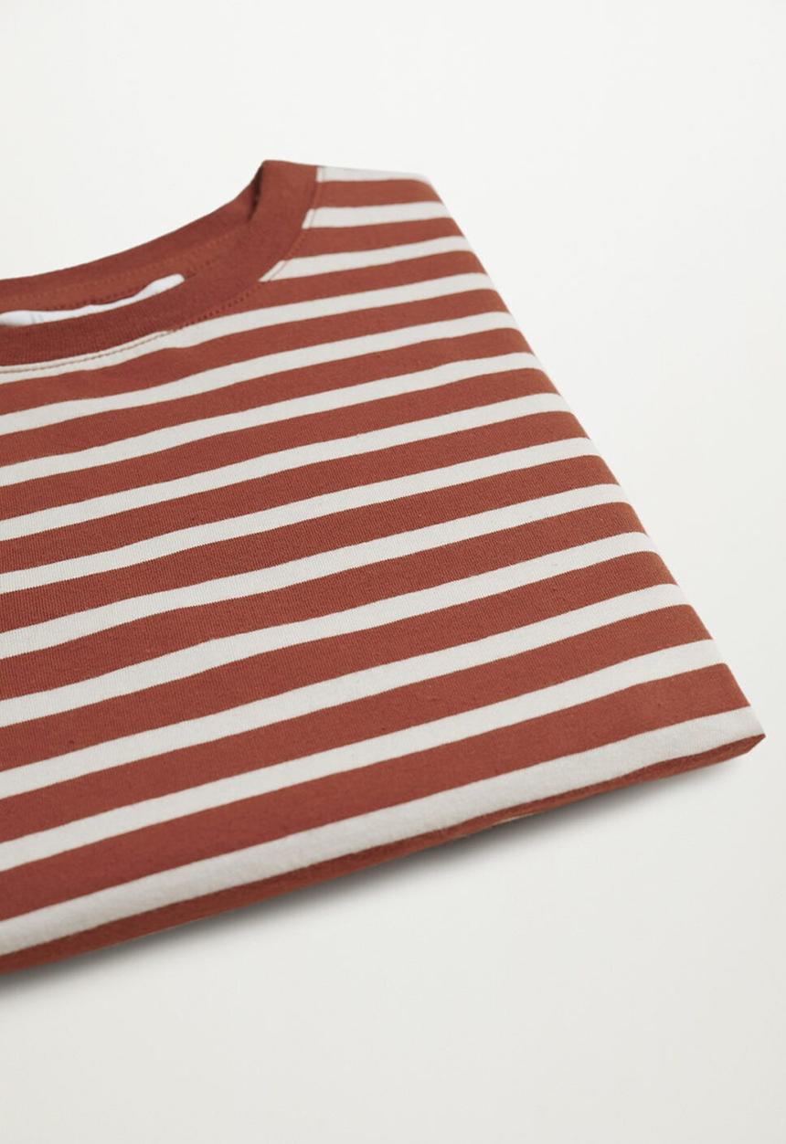 MANGO - T-shirt shaun - rust