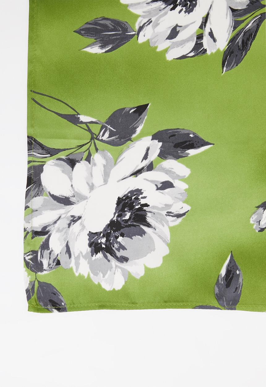 Superbalist - Flower print headscarf - green