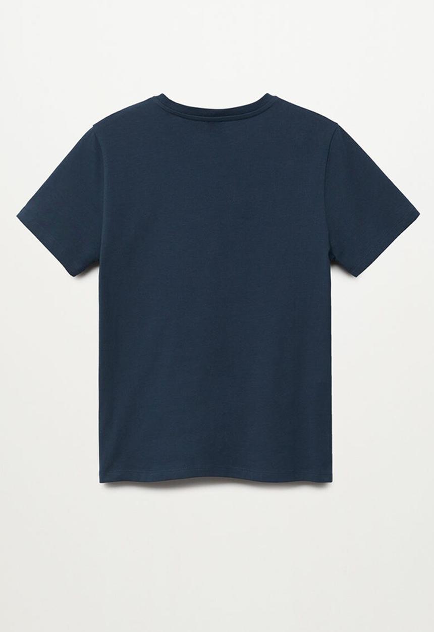 MANGO - T-shirt street - medium blue