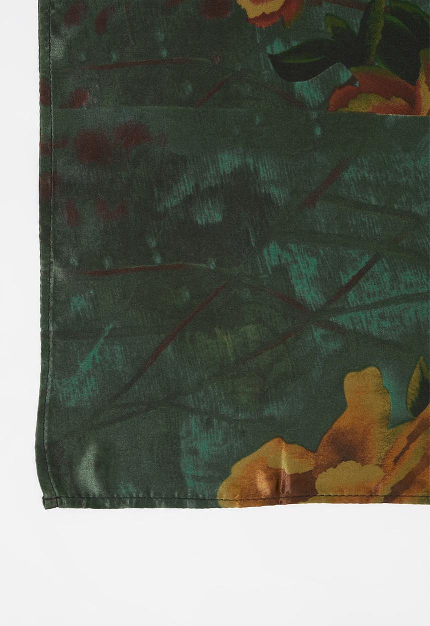 Superbalist - Leaf print headscarf - multi