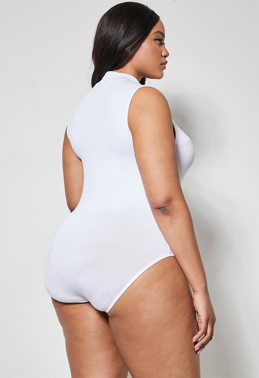 Superbalist - 2 pack poloneck bodysuit - black & white
