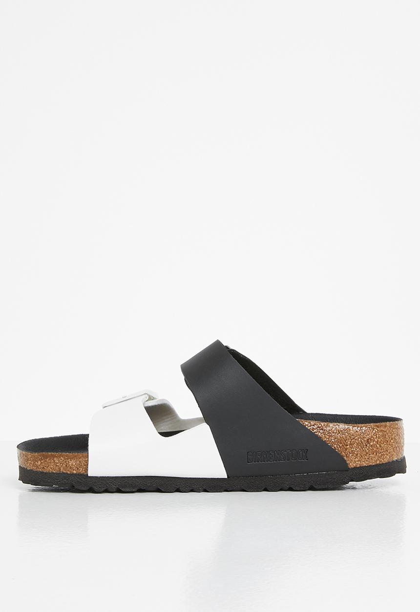 Birkenstock - Arizona split birko-flor regular   black & white