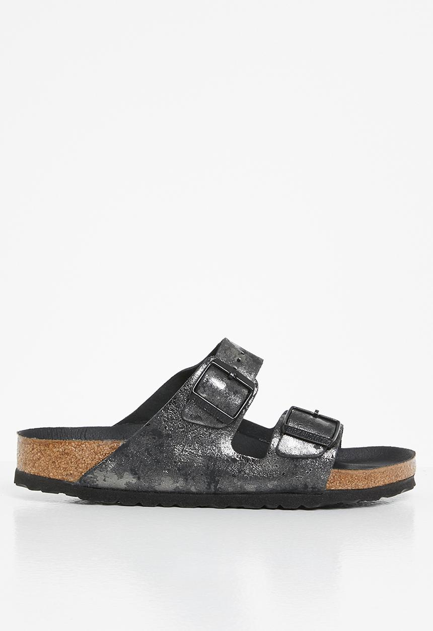 Birkenstock - Arizona suede leather regular - black 