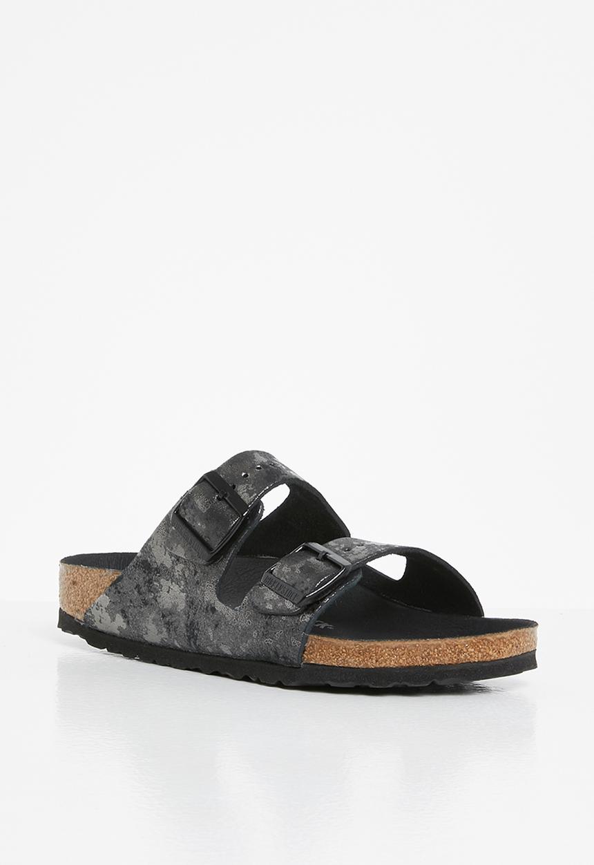 Birkenstock - Arizona suede leather regular - black 