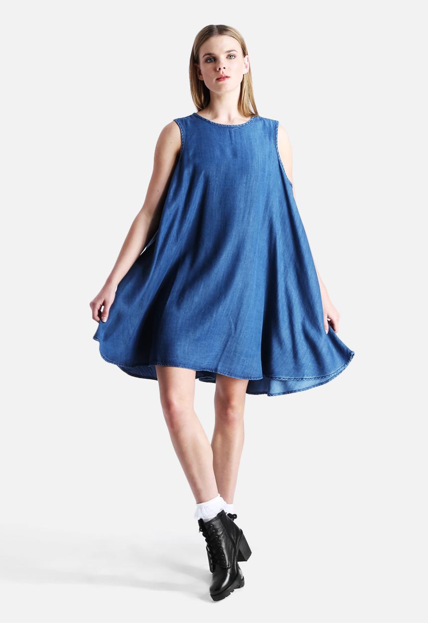 Native Youth - Denim Tent Dress
