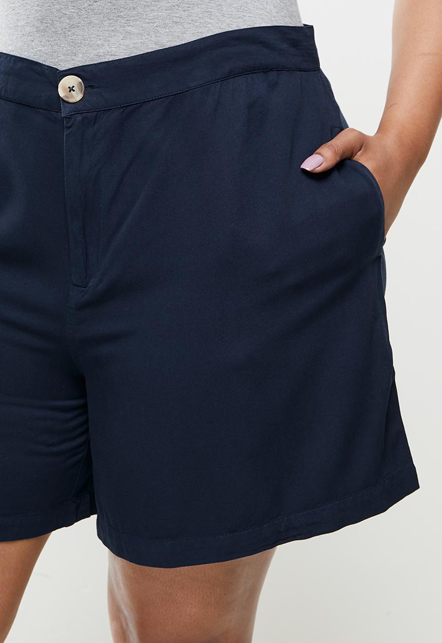 Violeta by Mango - Plus shorts ringo - navy