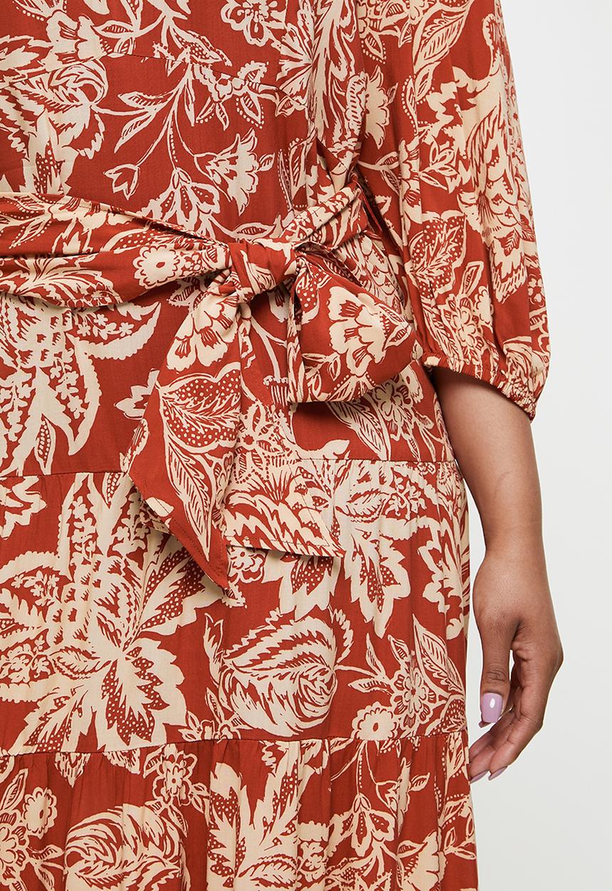 Violeta by Mango - Plus dress colombia - red