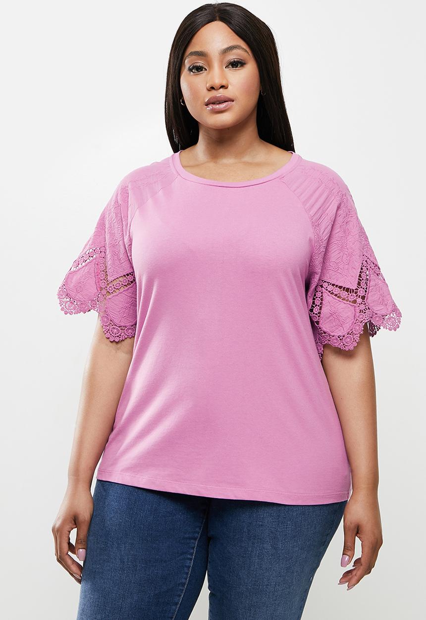 Violeta by Mango - Plus T-shirt simon - purple