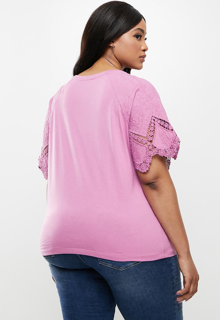 Violeta by Mango - Plus T-shirt simon - purple