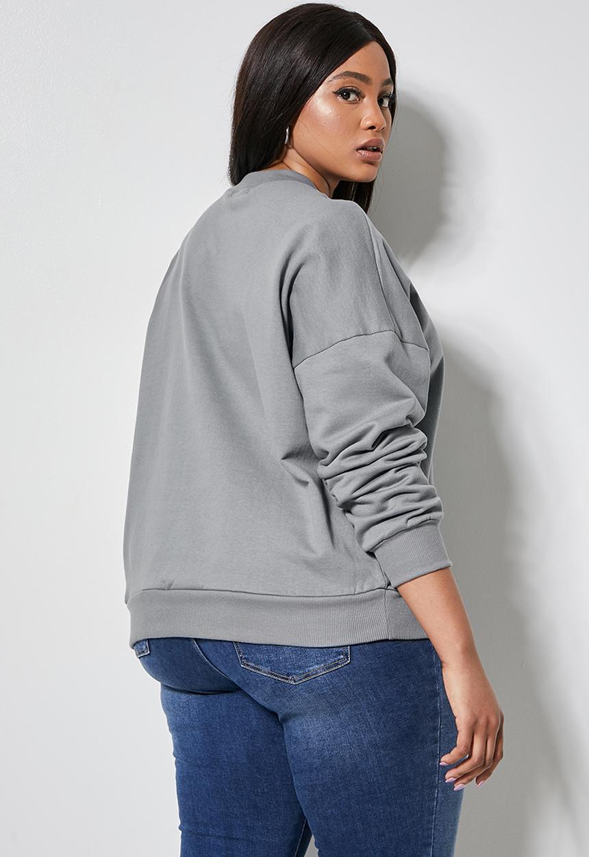 Superbalist - Crew neck sweat - cement