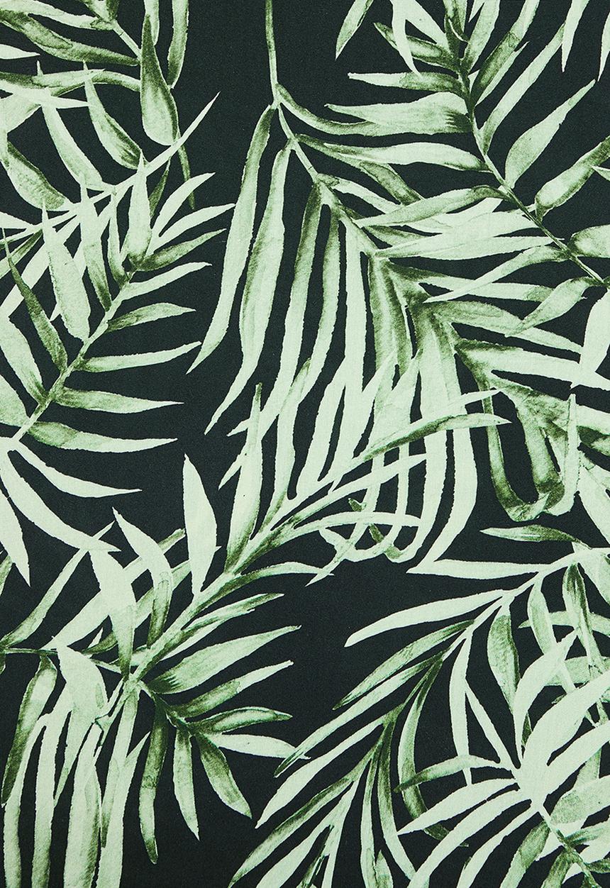 Superbalist - Midi shacket - black & green 