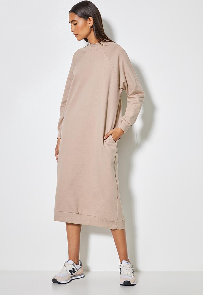 Superbalist - The ultimate sweat dress - bark