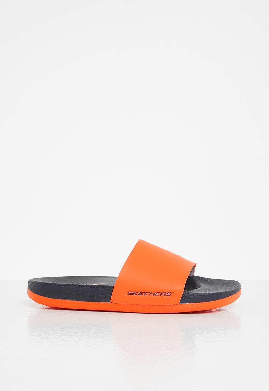 Skechers - Kids smu slides - orange 