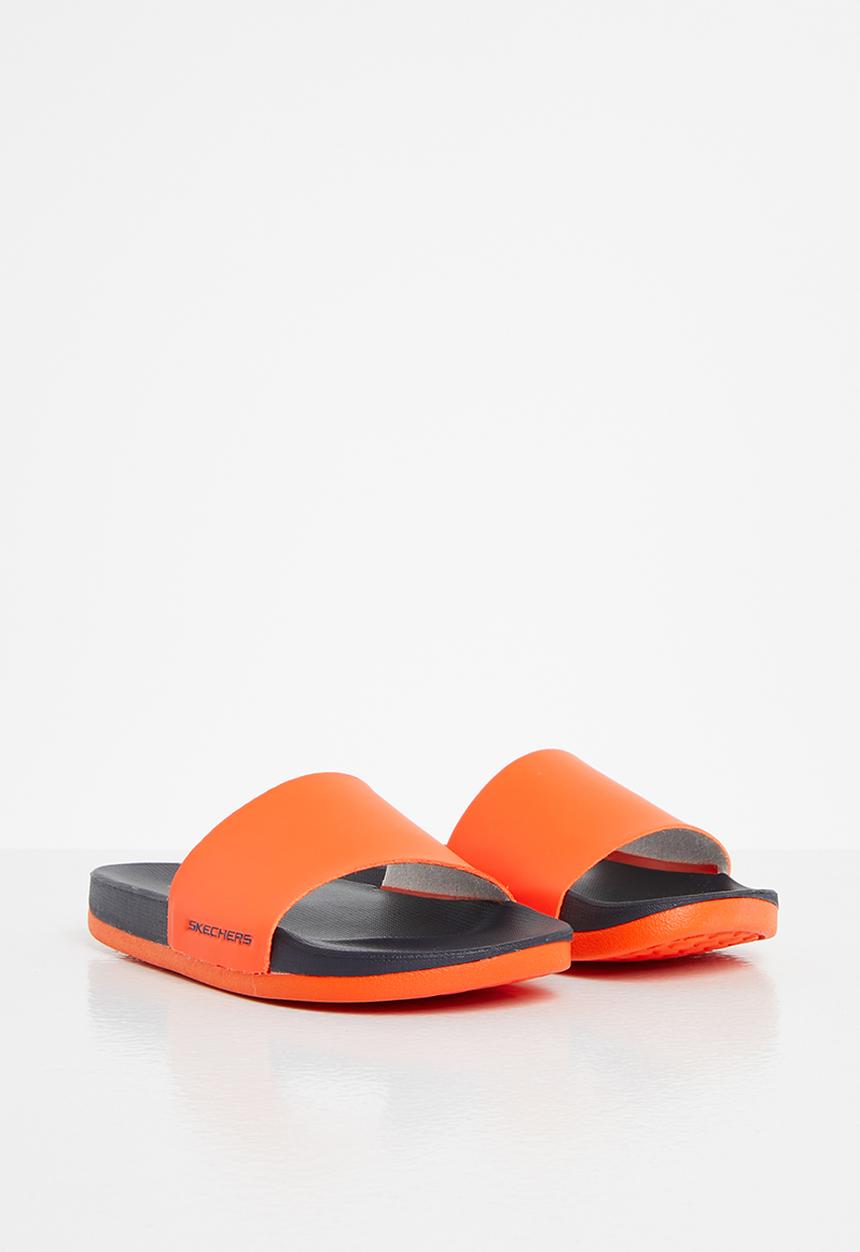 Skechers - Kids smu slides - orange 