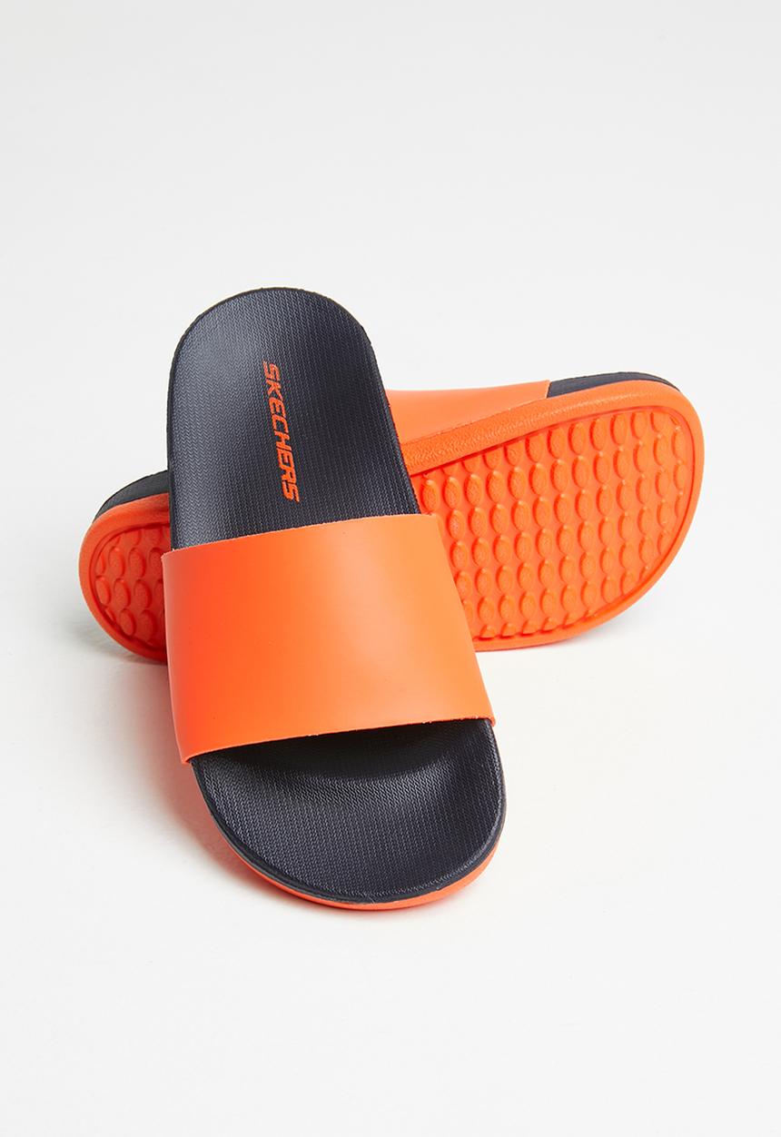 Skechers - Kids smu slides - orange 