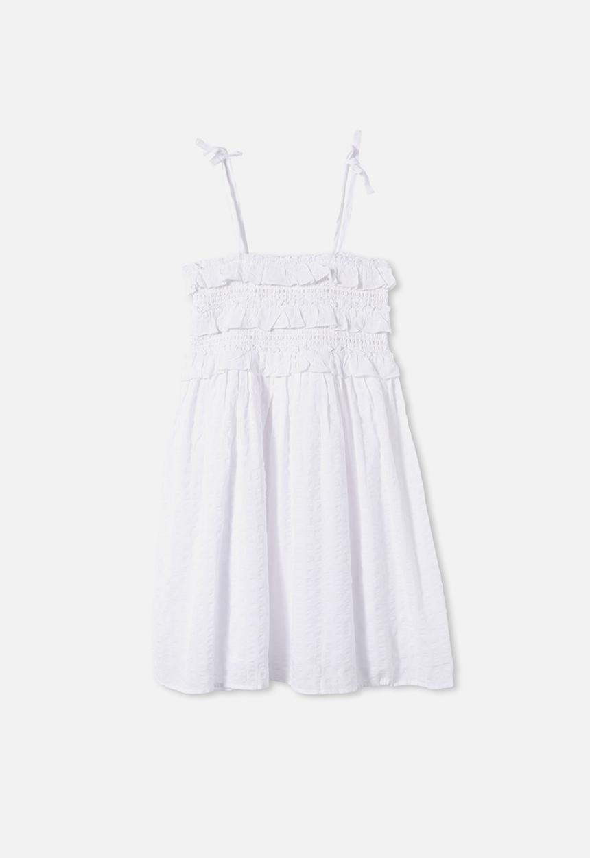 Free by Cotton On - Megan sleeveless dress - white