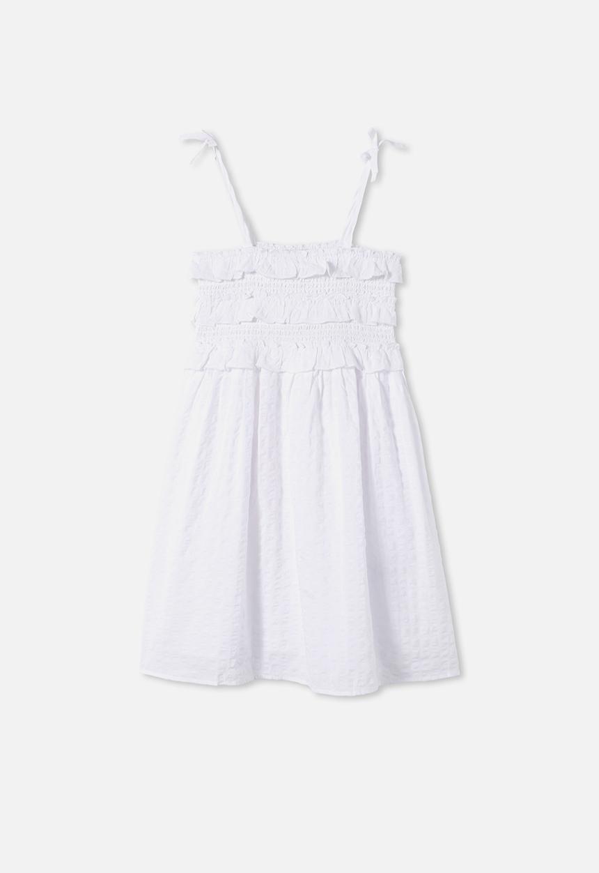 Free by Cotton On - Megan sleeveless dress - white