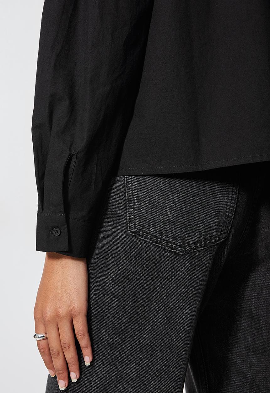 Superbalist - Peterpan collar blouse - black