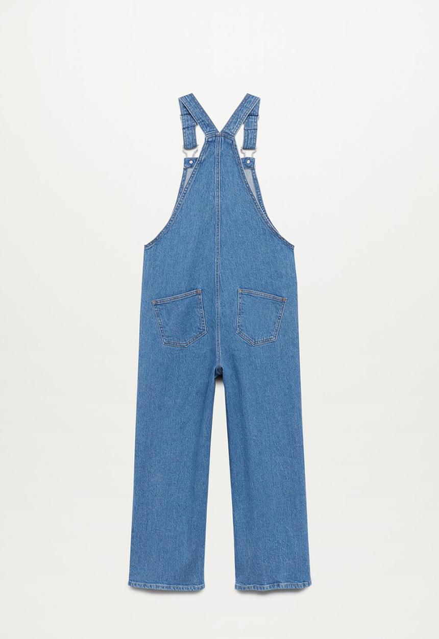 MANGO - Peto frayed - blue