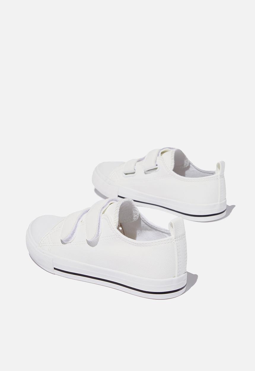 Cotton On - Classic double strap trainer - white