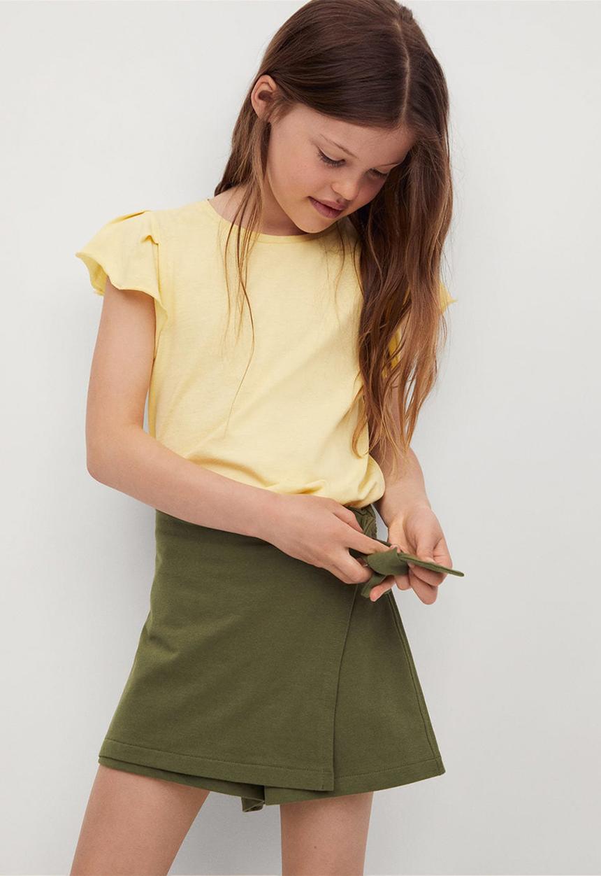 MANGO - Short tenis8 - olive