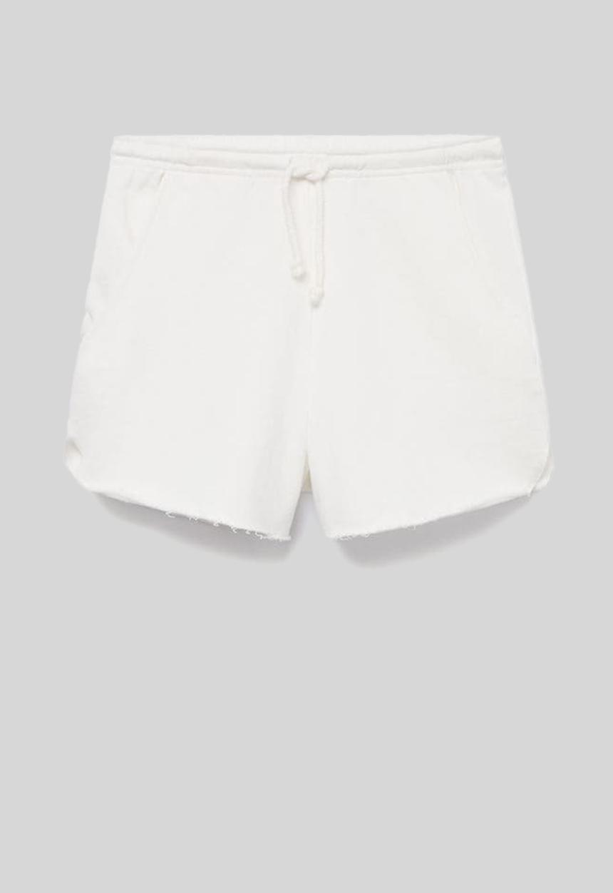 MANGO - Short pastel - white