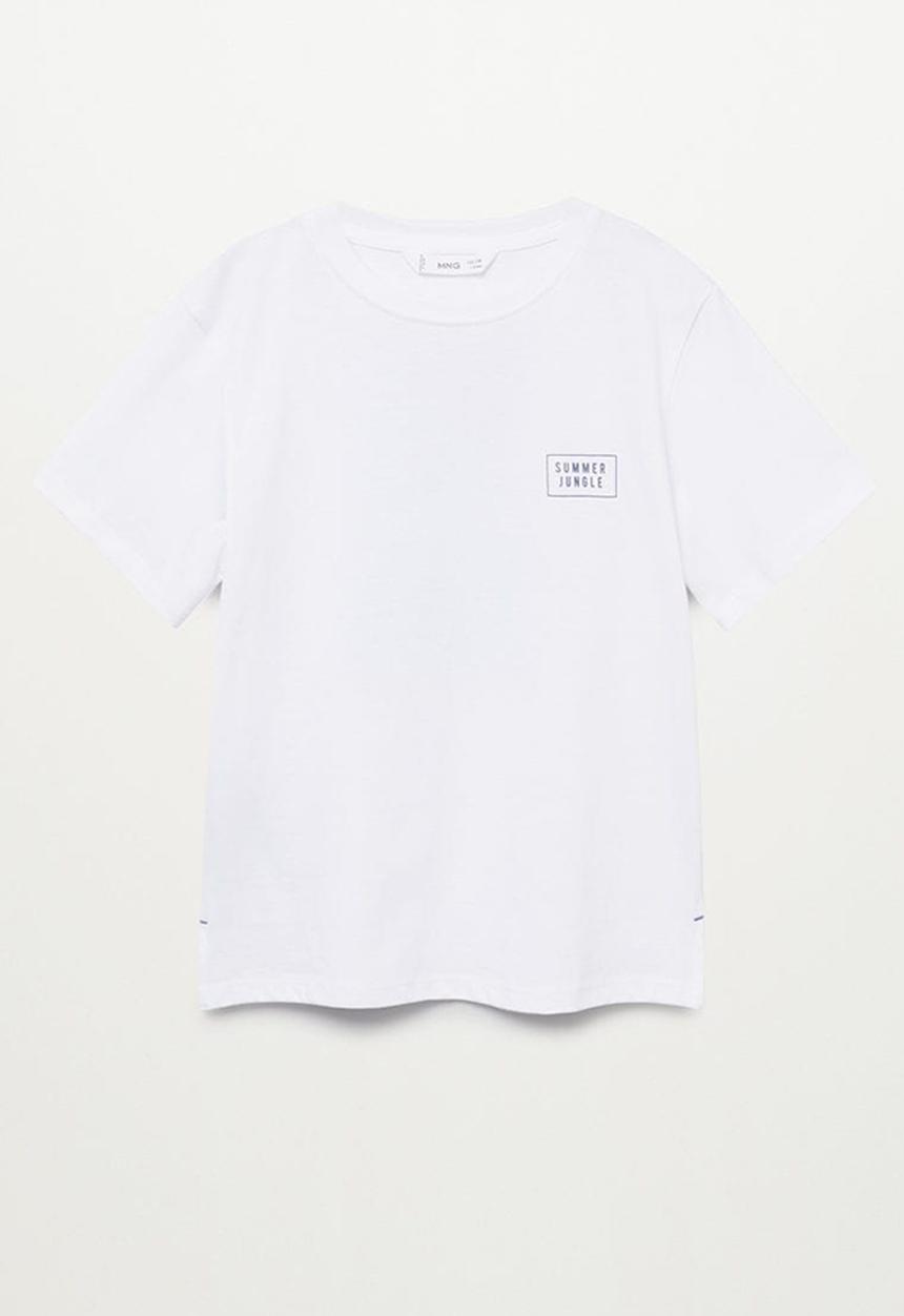 MANGO - T-shirt summer - off white