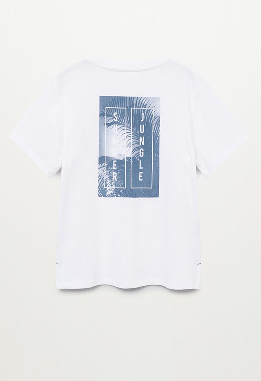 MANGO - T-shirt summer - off white