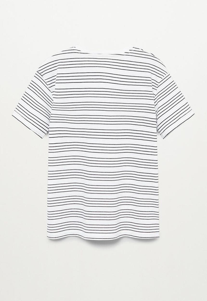 MANGO - T-shirt oli - off white 