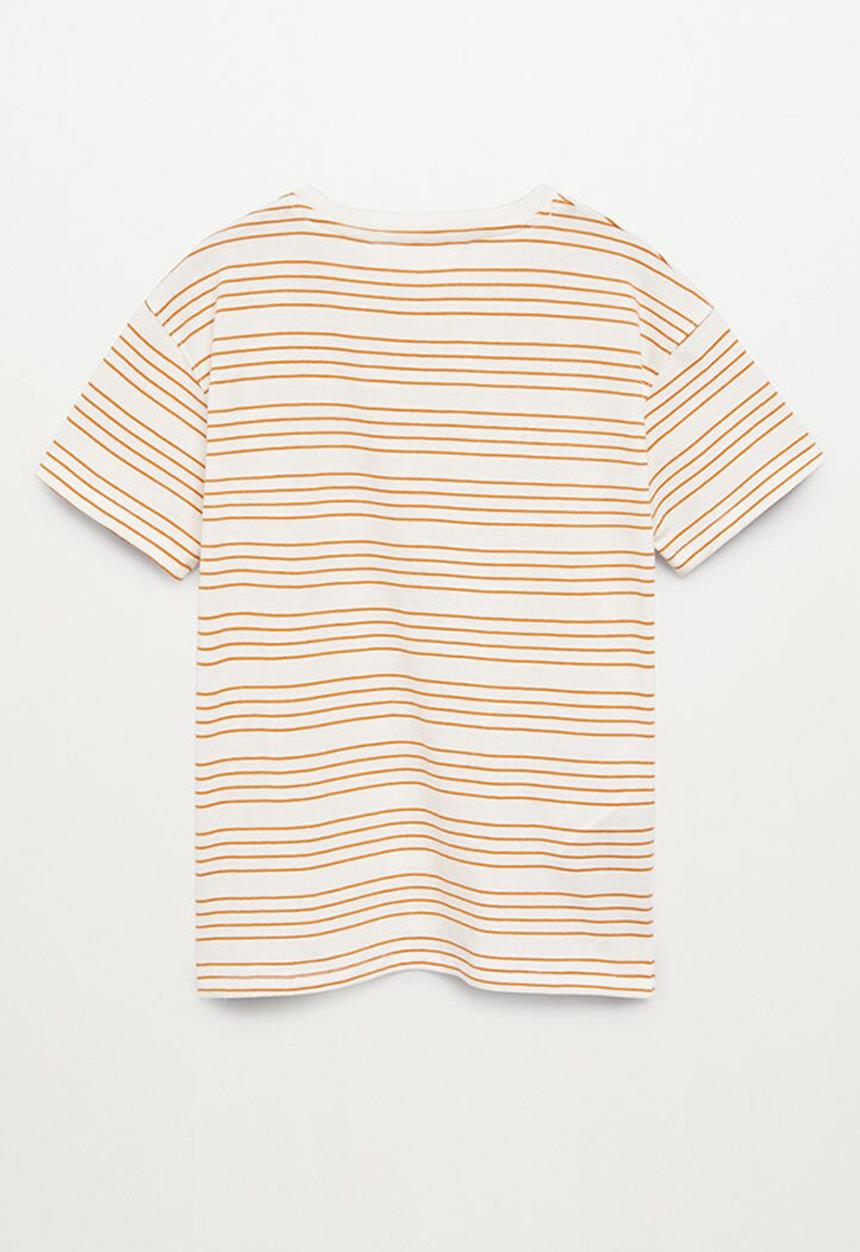 MANGO - T-shirt oli - medium yellow