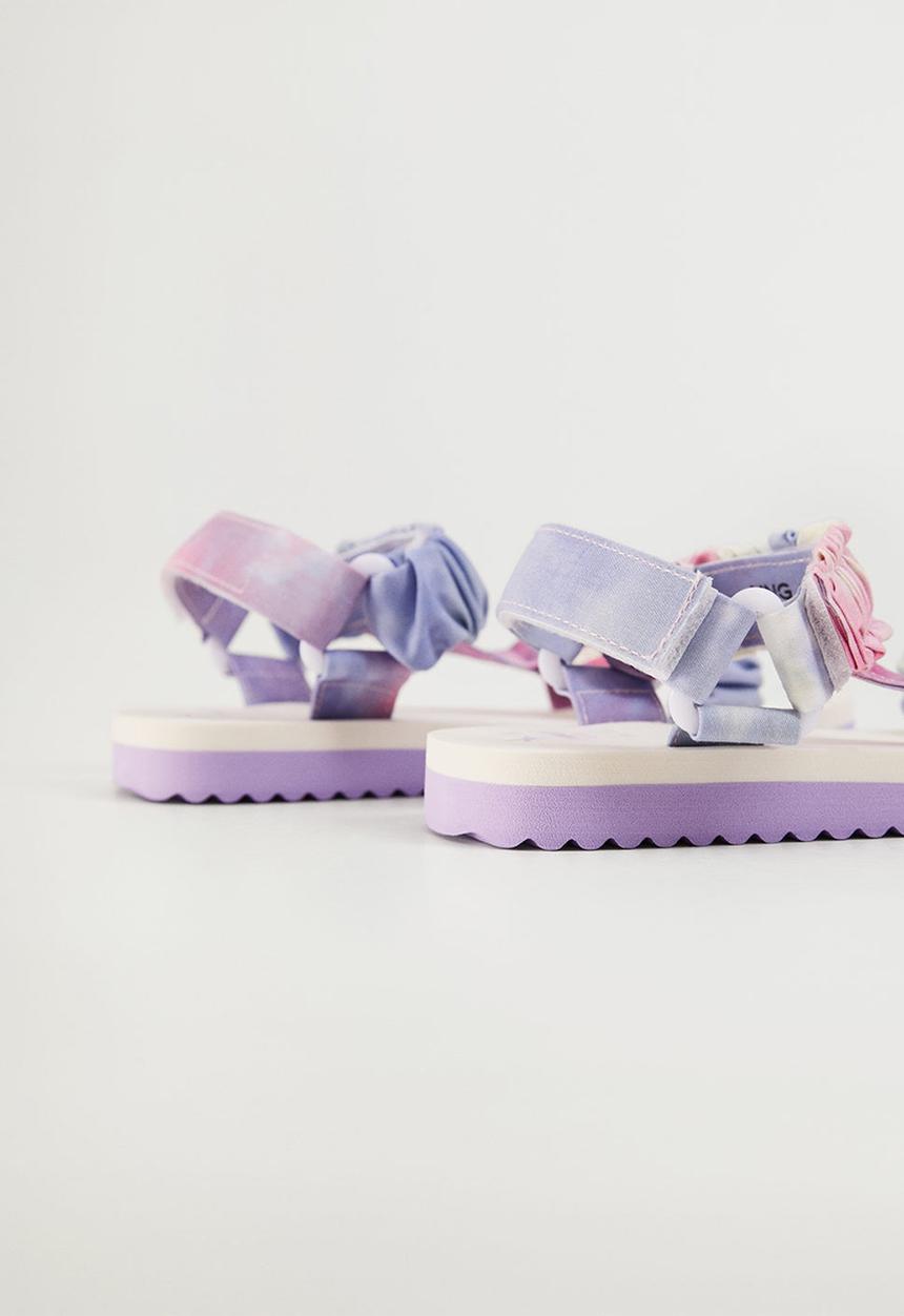 MANGO - Sandalia gardenia - purple