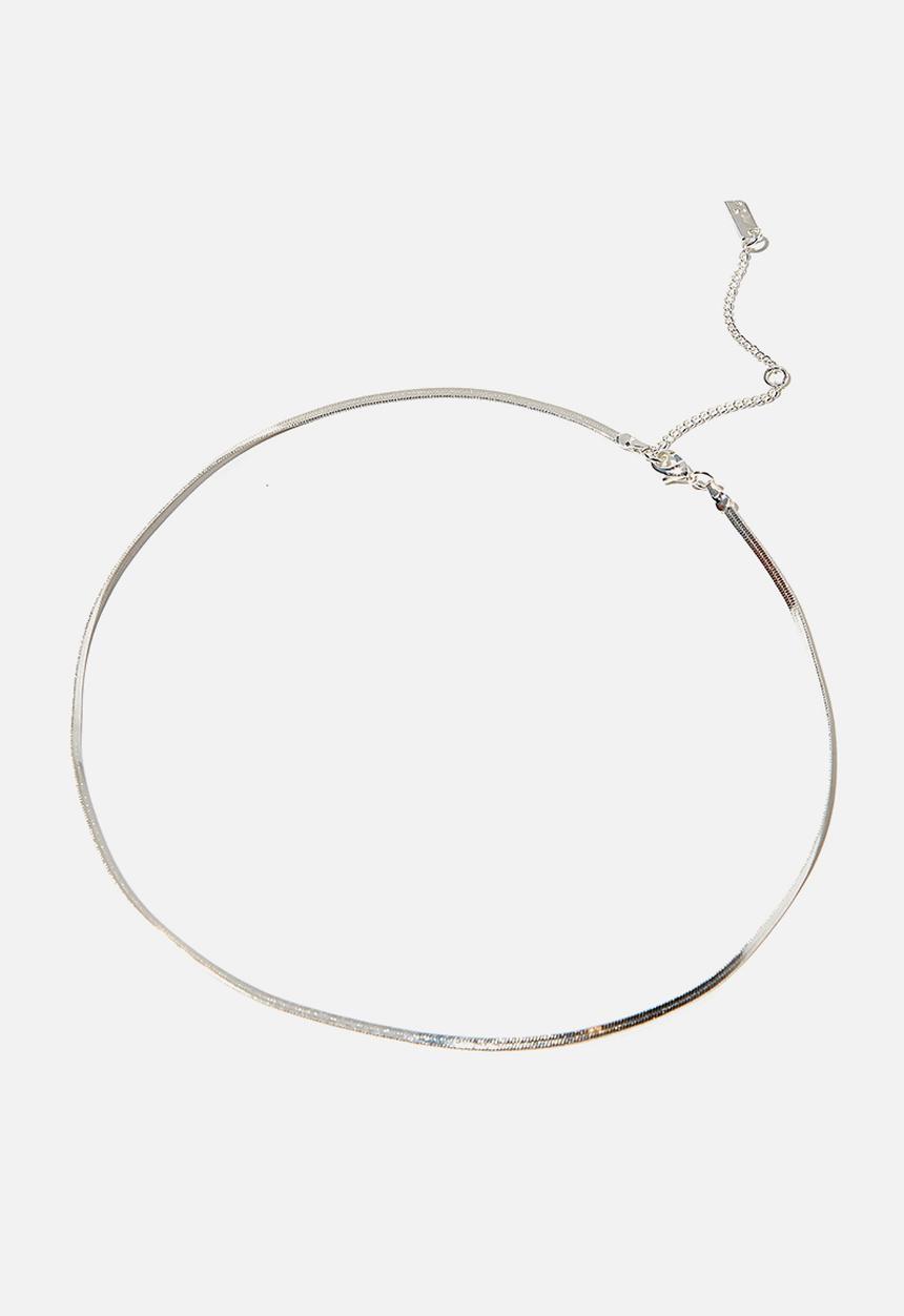 Rubi - Premium single chain necklace - silver