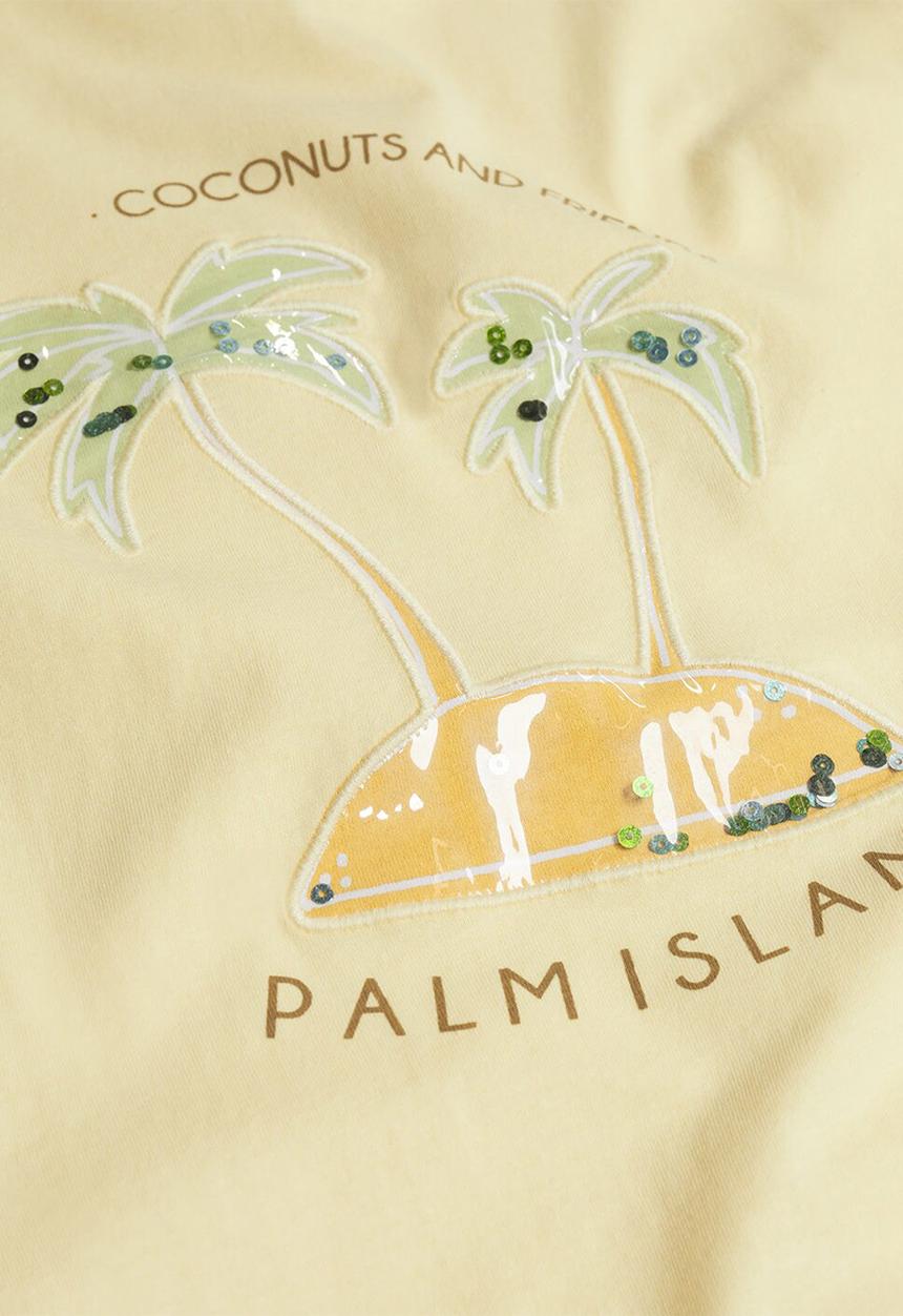 MANGO - Printed T-shirt pecera - yellow