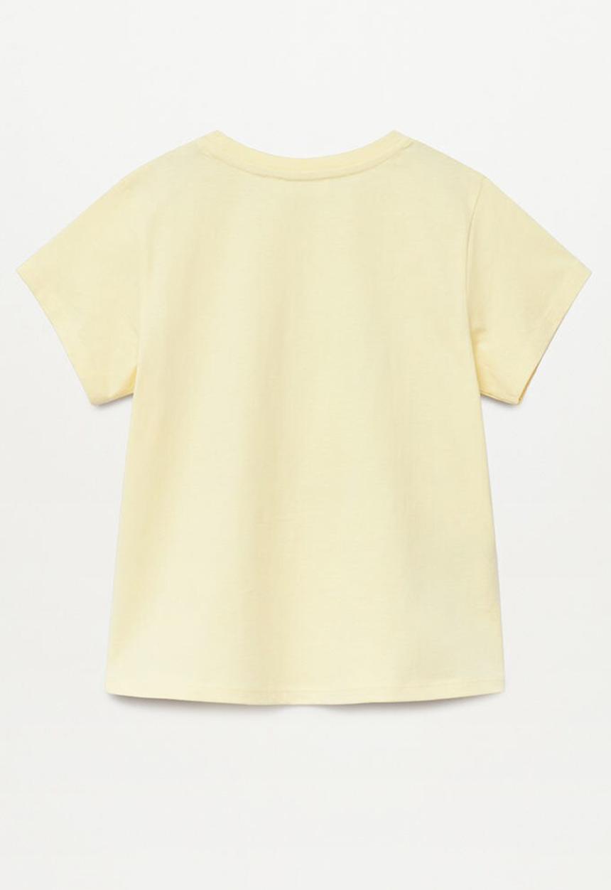 MANGO - Printed T-shirt pecera - yellow