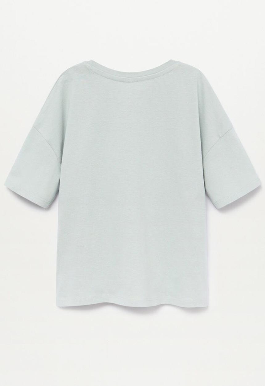 MANGO - Weekend short sleeve tee - green