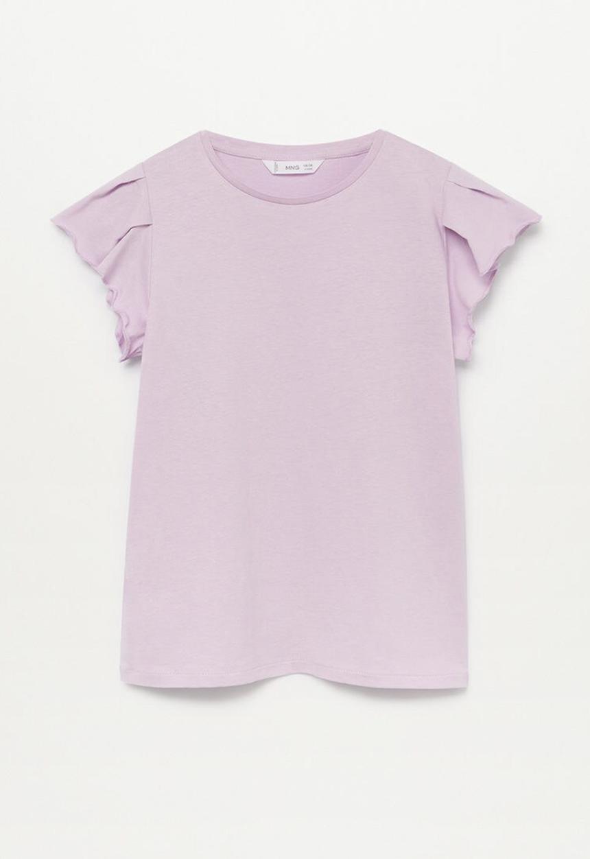 MANGO - Soft short sleeve tee - dark purple