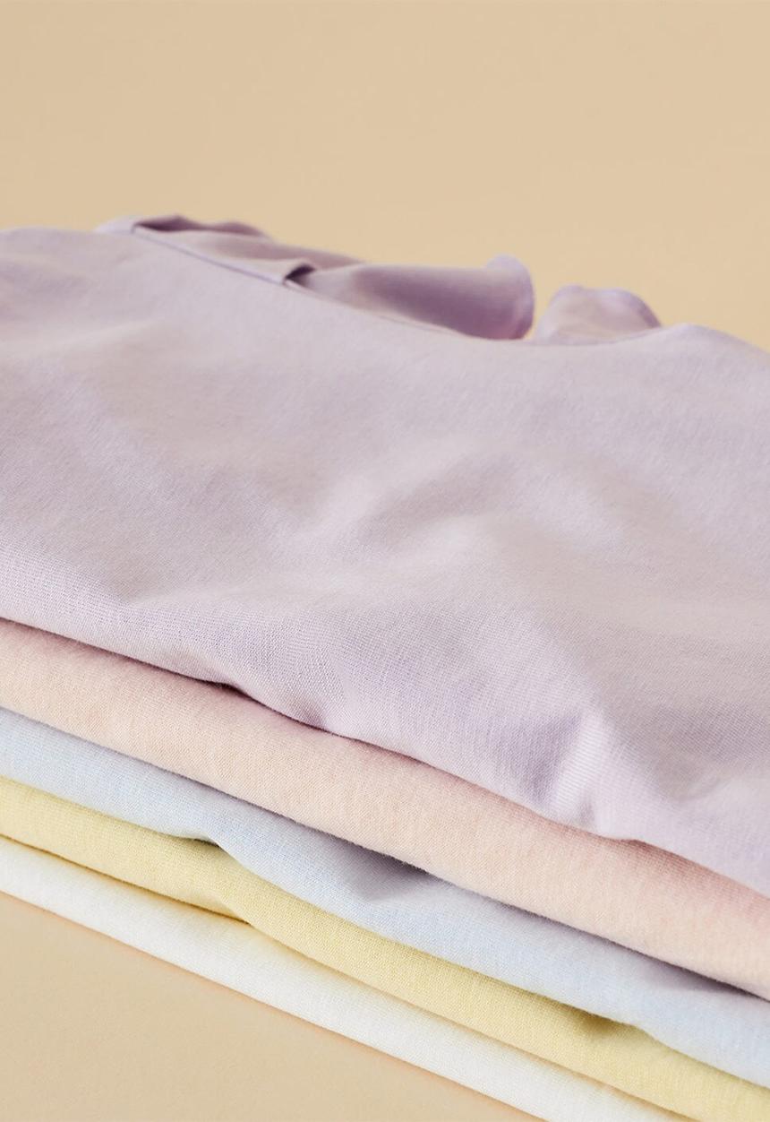 MANGO - Soft short sleeve tee - dark purple